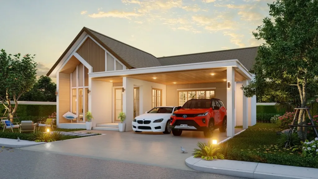 TIWARIN Grand ภาพ render แสงทอง